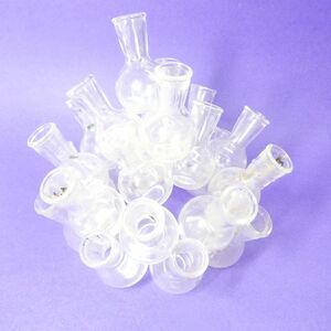 Floral Design Glass Mini Vase Centerpiece Vintage Plant Propagation Cluster